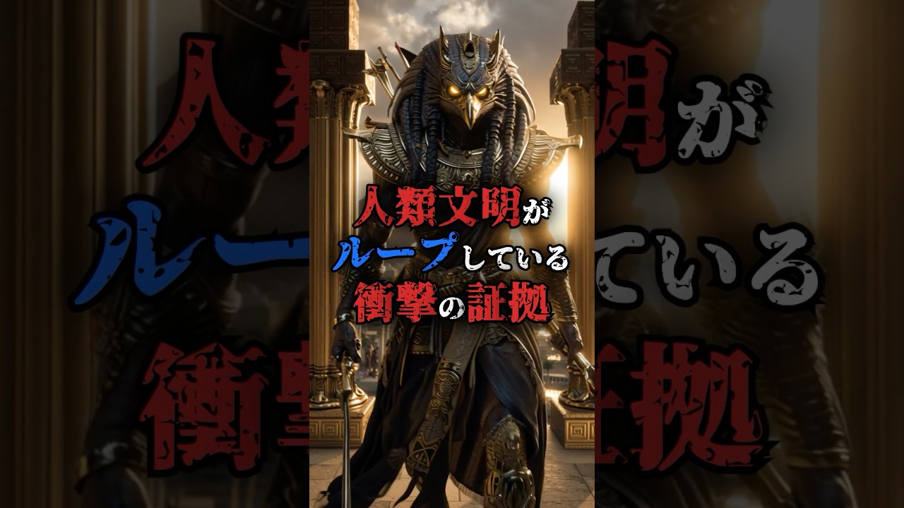 人類文明がループしている証拠3選 #都市伝説 #不思議 #知識 #一分でわかる #fyp