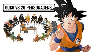 GOKU VS 20 PERSONAGENS | Debate de Animes