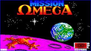 Amstrad CPC Longplay - Mission Omega + Game map (1986)