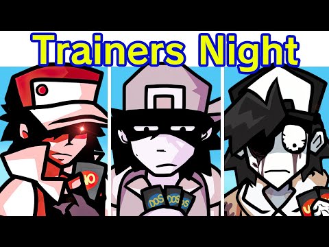 Friday Night Funkin' Pokemon Trainers Sing Pasta Night, Red Grey & Gold (FNF MOD/Hypno's Lullaby V2)