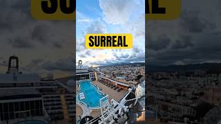 A golden sunset over Malta, seen from MSC World Europa