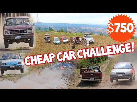 $750 Cheap Car Challenge! Offroad Adventure + Road Trip!