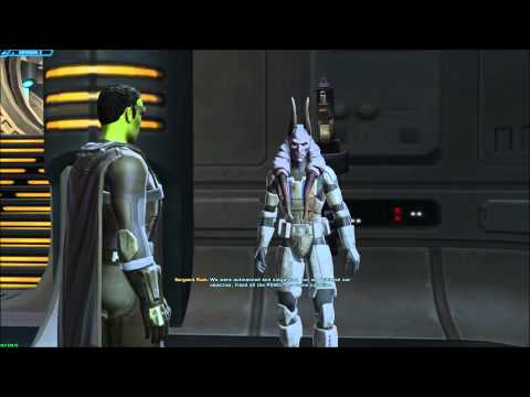 SWTOR JK Second Conversation with Sergeant Rusk - Bad Intel