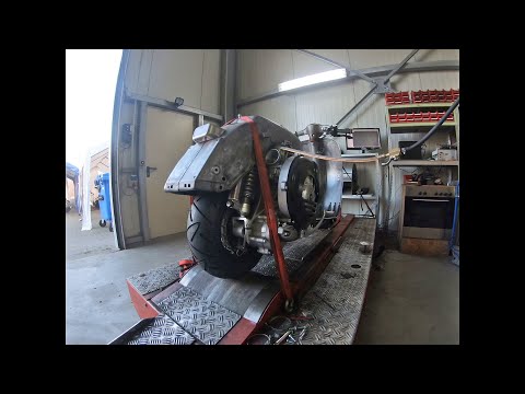 Custom Vespa BFA 306cc - dynorun