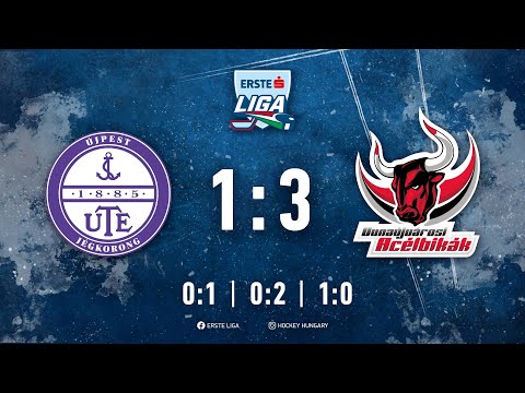 Gólösszefoglaló EL 181 - UTE - Dunaújvárosi Acélbikák 1-3 20230208