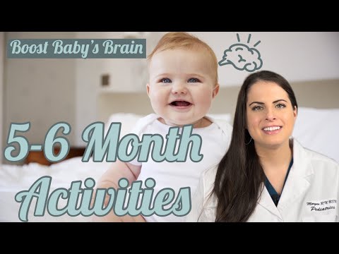 HOW TO PLAY WITH 5-6 MONTH OLD BABY| ACTIVITIES FOR MONTHS FIVE & SIX |12 TIPS FOR BRAIN DEVELOPMENT