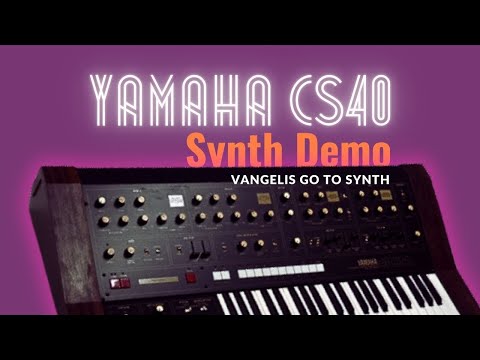 Beyond the CS-80 | Exploring the Yamaha CS-40M's rich analog textures | 1979