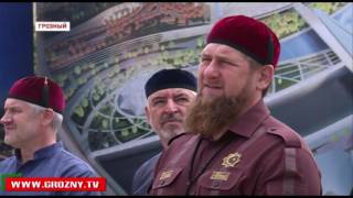 В Грозном заложили капсулу под строительство торгового центра «Грозный-Молл» 