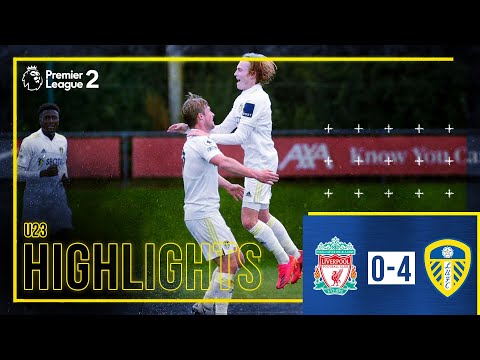 Highlights: Liverpool U23 0-4 Leeds United U23 | GELHARDT SCORES FROM HALFWAY! | Premier League 2