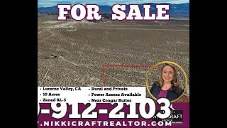 FOR SALE in Lucerne Valley, CA!