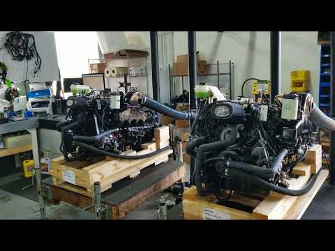 Twin 6.2L LS3 Marine Power Engines w/ ZF Hurth 63A Transmissions