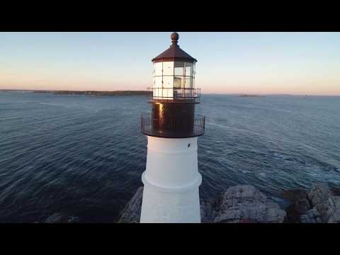 Joseph - Planets: Sunset Drone Flight Over Portland Head Light, Cape Elizabeth, Maine