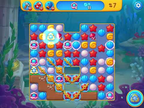 Fishdom level 6809 no boosters フィッシュダム ノーマル [Friend's]