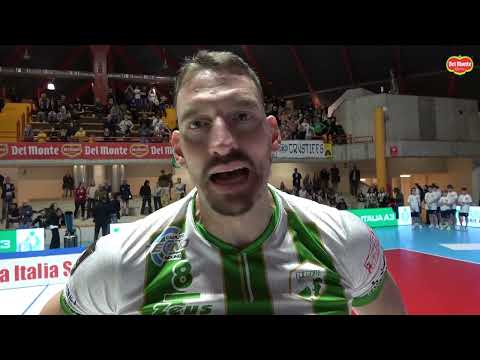 Del Monte Coppa Italia A3, Stefano Patriarca (Sorrento) dopo la vittoria in Finale con San Donà