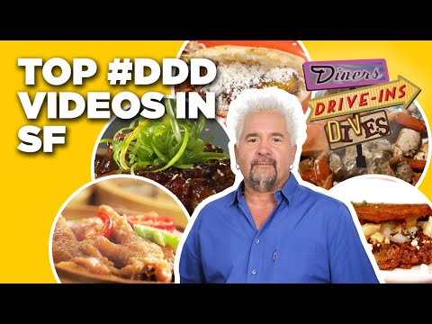 Top #DDD Videos in San Francisco with Guy Fieri | Diners, Drive-Ins, and Dives | Food Network