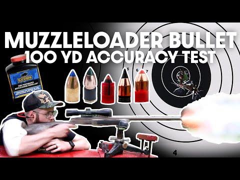 HOW ACCURATE ARE THEY? Testing the top 5 Muzzleloader bullets for accuracy at 100 yards | BH 209