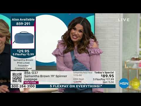 HSN | Samantha Brown Luggage Collection 01.28.2024 - 08 PM