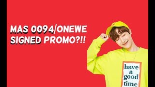 MAS 0094/ONEWE Mini Album Vol. 2 - Make Some Noise SIGNED PROMO | Unboxing