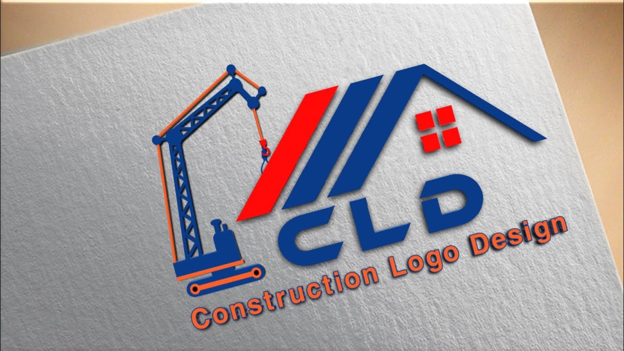 Construction Logo Design | Construction Company Logo Design in Pixellab