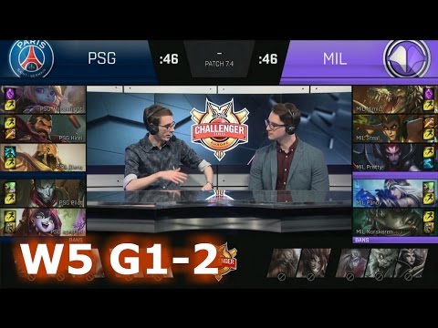 Millenium vs Paris Saint-Germain | Game 2 S7 EUCS Spring 2017 Week 5 | MIL vs PSG G2 1080p