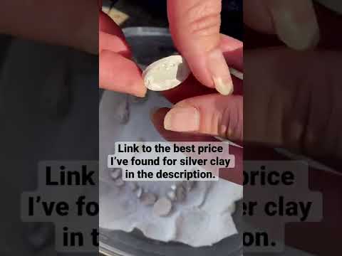 How to work with fine silver clay. Making a Selene moon goddess pendant. Best price for silver clay.