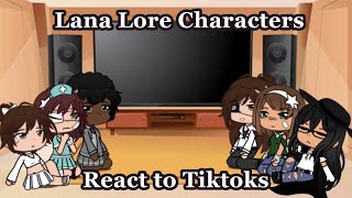 Cover art for Lana Lore characters react to tiktoks
