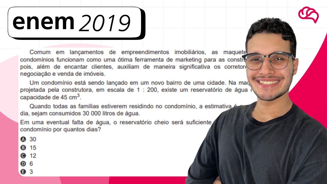 Resolução em Vídeo — Questão 158 ENEM 2019