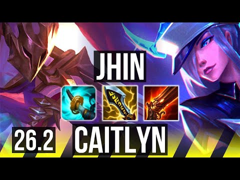 JHIN & Leona vs CAITLYN & Thresh (ADC) | 49K damage | NA Challenger | 26.2