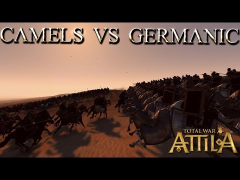 Armoured Camels vs Noble Germanic Horsemen - Total War Attila Mechanics