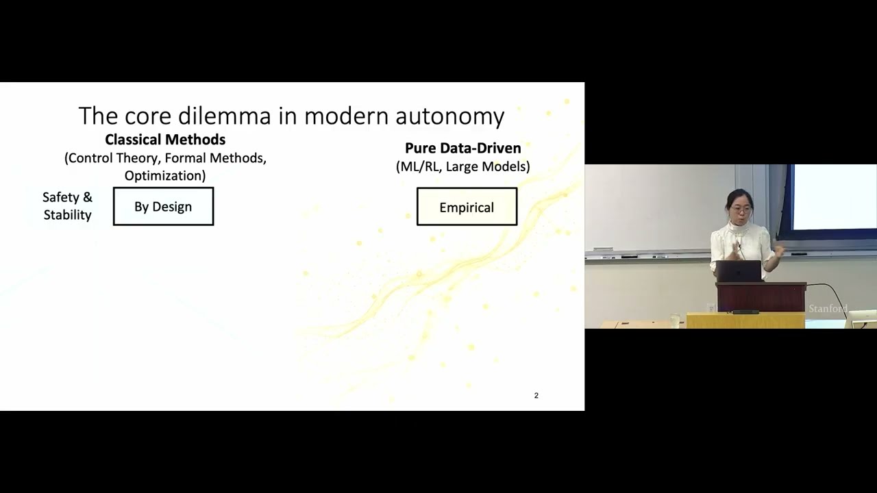 Stanford Robotics Seminar ENGR319 | Autumn 2026 | Bridging Rigorous Methods with Machine Learning