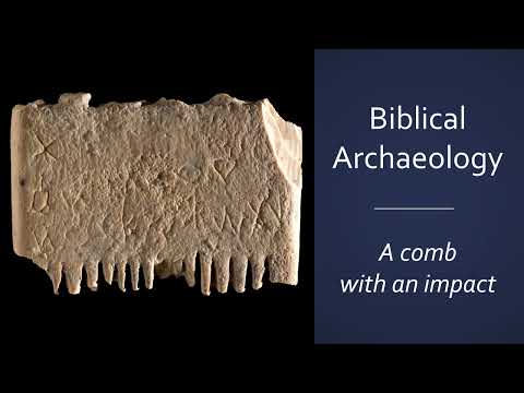 Biblical Archaeology #3 - ✂️ 3,700 Year Old Ivory Comb