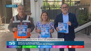Gobierno lanza Ficha Básica de Emergencia digital en la región de O’Higgins