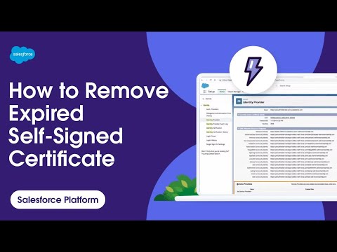 How to Remove Expired Self-Signed Certificate | Salesforce Platform