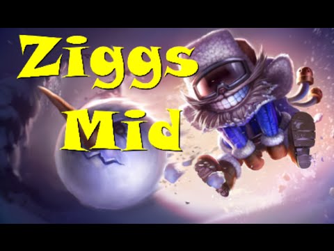 League of Legends - Ziggs Mid - Full Game Commentary