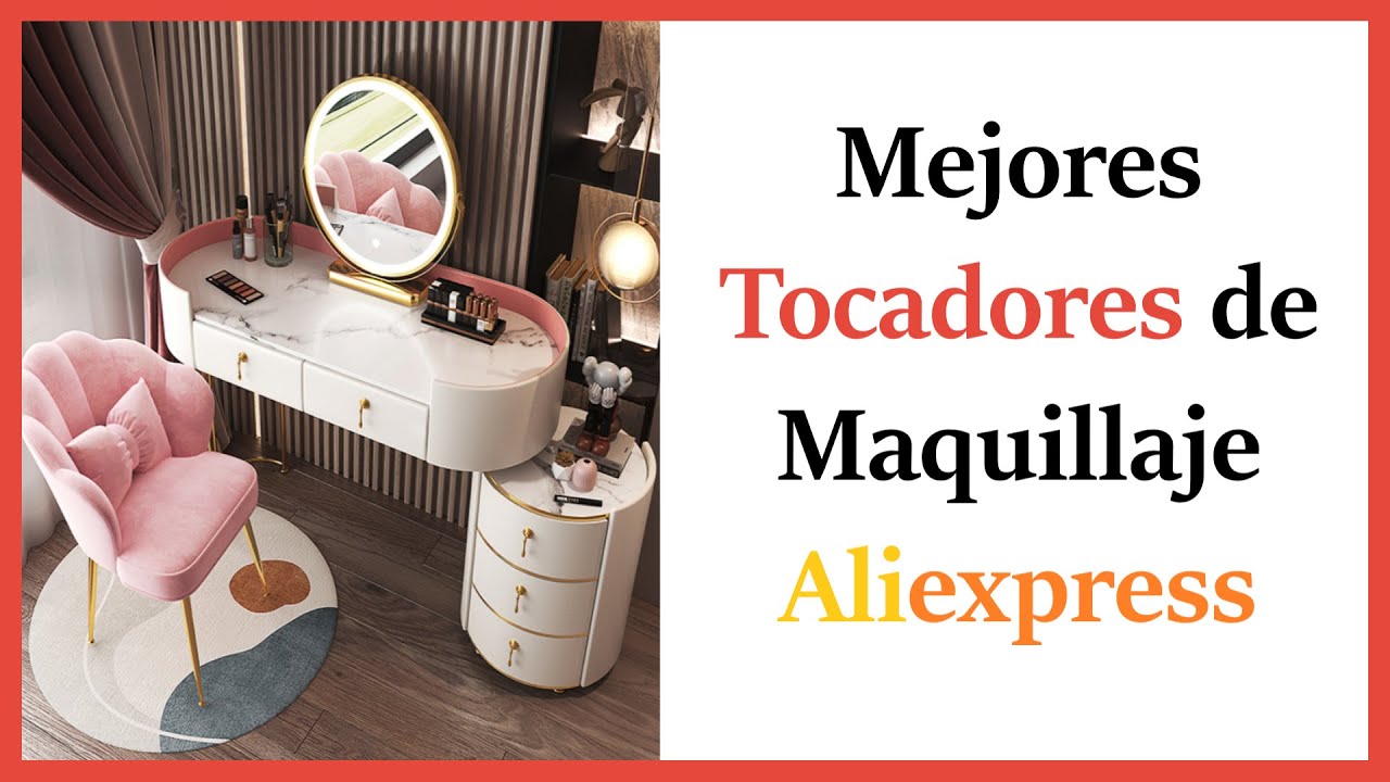 ✅ Mejores Tocadores de Maquillaje Aliexpress 💄 con Espejo y Luces