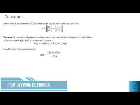 Aula 15   cálculo 2 - Função vetorial  - Curvatura
