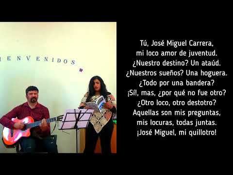 Claudio Gajardo - "Más que José Miguel" (P. García, encarnando a M. Fontecilla"). Bib. de Navidad