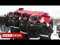 Russians grieve soldiers killed in Ukraine - BBC News