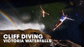 Cliff Diving The Worlds Largest Waterfall: Victoria Falls