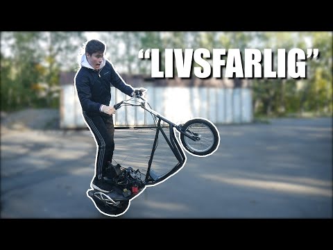 VI BYGGDE EN MOTORDRIVEN SPARKCYKEL PÅ 1 KVÄLL