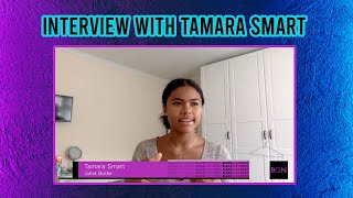 Tamara Smart Interview | Artemis Fowl video