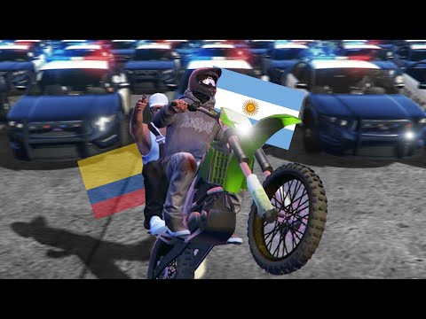 ESCAPING from the police with a Colombian xd