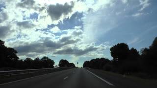 preview picture of video 'Driving On Route Nationale 12 From 22190 Plérin To 22200 Guingamp, Brittany, France 21st August 2014'
