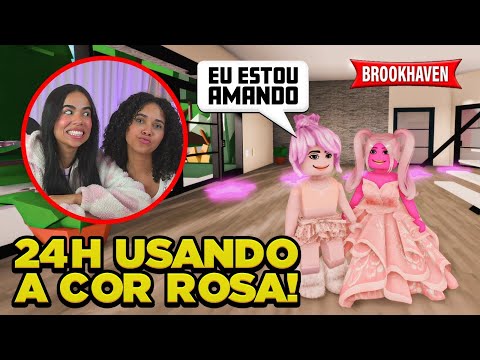 UM DIA USANDO TUDO ROSA COM MINHA IRMÃ EM BROOKHAVEN 