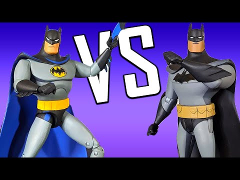 Comparing the NEW Animated Series DC Direct Batman Figures