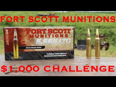 Fort Scott Munitions 40 S\u0026W TUI- 125Gr Solid Copper Ammo