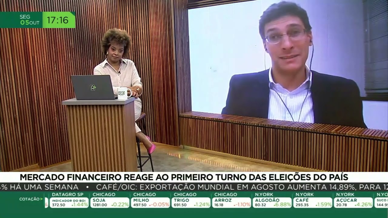 Mercado financeiro reage ao primeiro turno das eleições do país