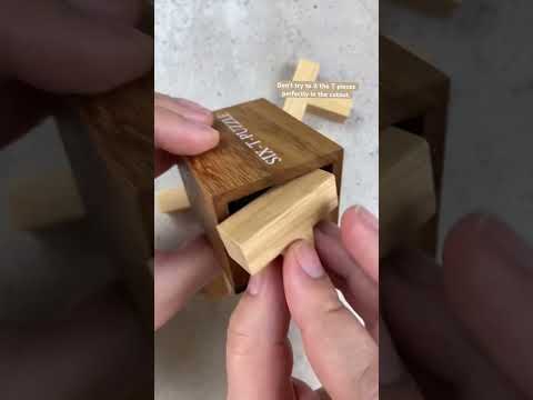 Six T Puzzle Cutout Rizzle #woodpuzzle #puzzle