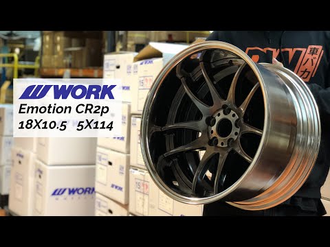 A Closer Look at WORK Wheels Japan Emotion CR2P in 18x10.5 ET-13 5x114