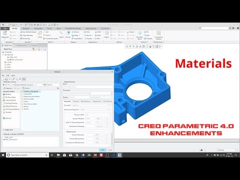 Creo Parametric 4.0 Enhancements - Materials